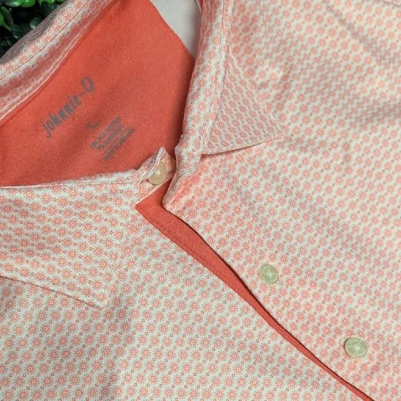 johnnie-O Coral Polo Shirt - Picture 3 of 5